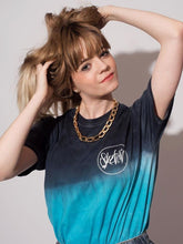 Load image into Gallery viewer, BLACK AND TURQUOISE T-SHIRT - Sketch Co
