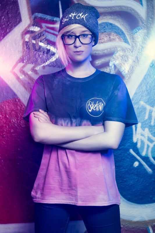BLACK AND PINK T-SHIRT - Sketch Co