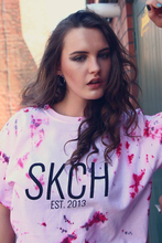 Load image into Gallery viewer, SKCH BURGUNDY CRUMPLE T-SHIRT - Sketch Co