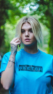 SKY BLUE T-SHIRT - Sketch Co