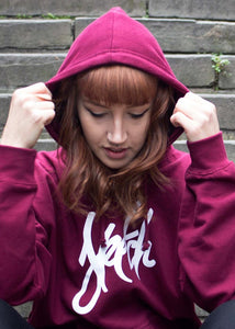 BURGUNDY SKETCH HOODIE - Sketch Co