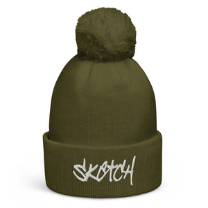 FOREST SKETCH POM POM BEANIE - Sketch Co